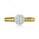 Designer Ring with Certified Diamonds in 18k Gold - LRA10102W